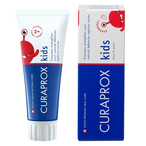 Curaprox Kids Strawberry Toothpaste From 2 Years 60 Ml